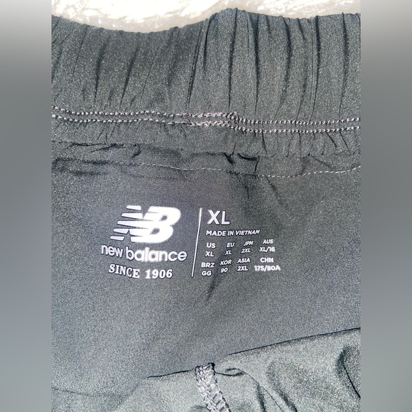 New Balance Dark Gray Men's Athletic Running Shorts - Picture 6 of 9